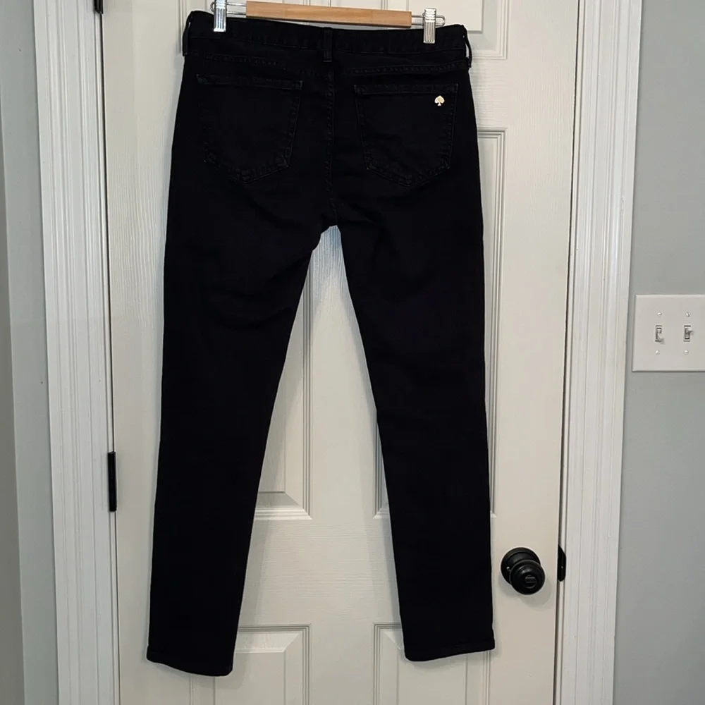 Kate Spade Women's Broome Street Black Mid Rise Jeans Sz‎ 29 Stretch